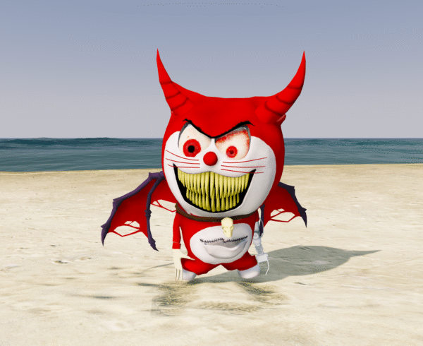 Evil Doraemon Ped