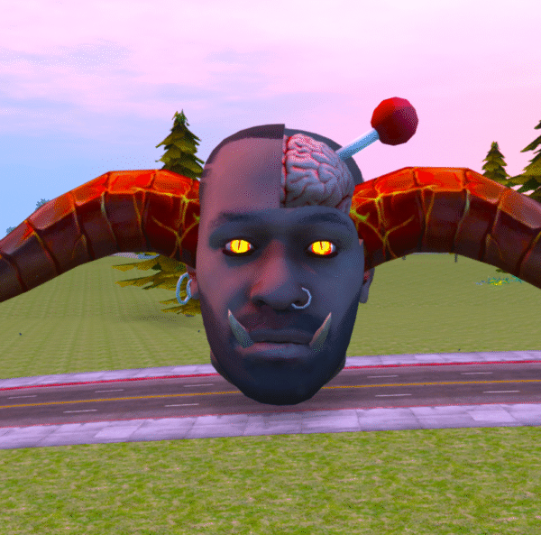 Franklin Brain Monster Head